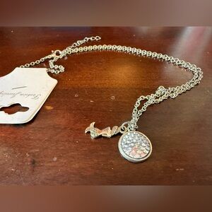 New Mermaid Fish Scale Pendant Rainbow Holographic Sequins Charm Necklace